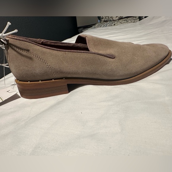 Franco Sarto Taupe Suede Loafers - Picture 3 of 6